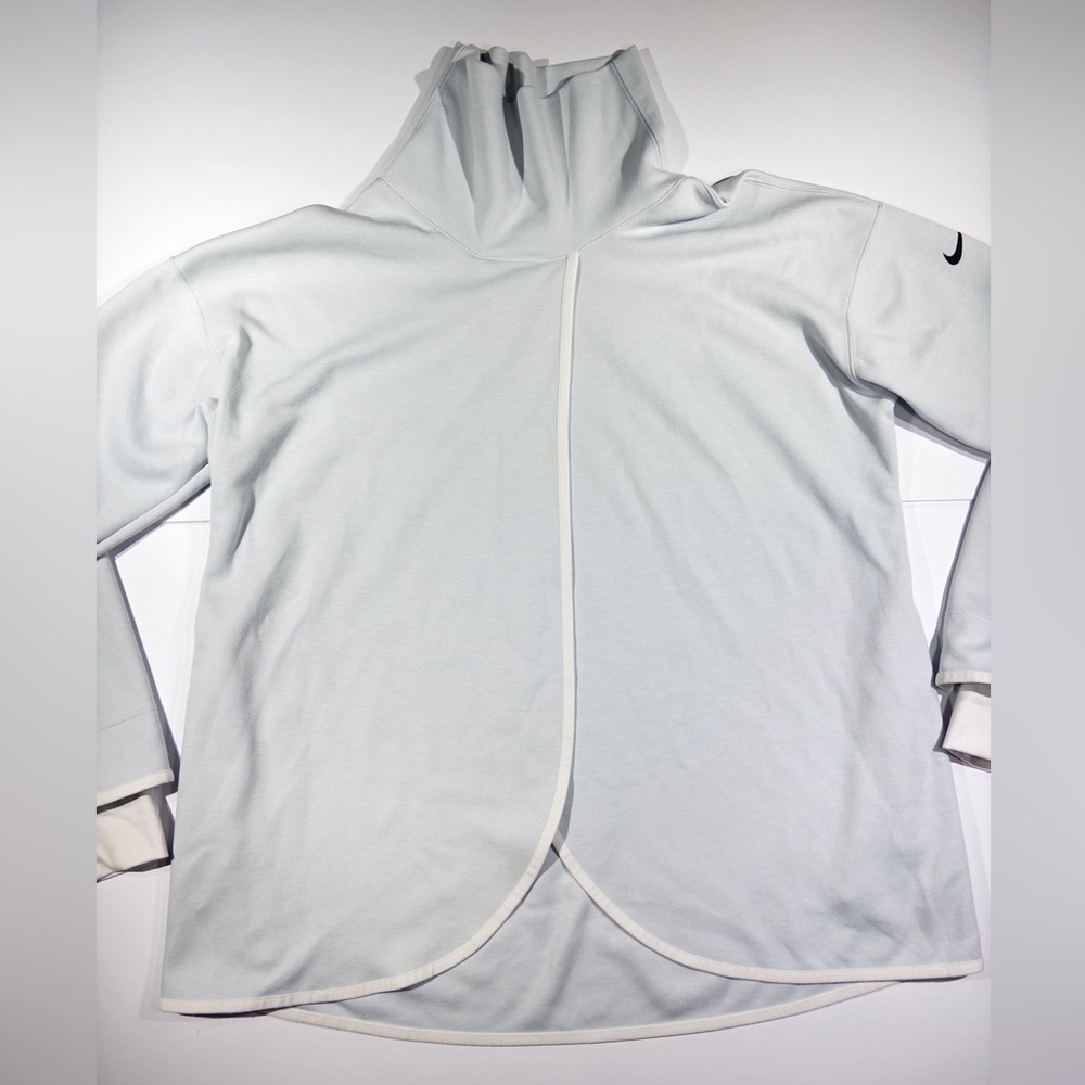 Nike Dri-Fit Asymmetrical Wrap Funnel Neck Top | Size M - Picture 5 of 10
